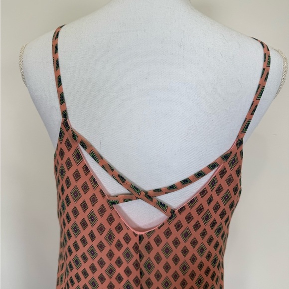 Peppermint Geometric Patterned Sleeveless Dress Size Large - Picture 3 of 7